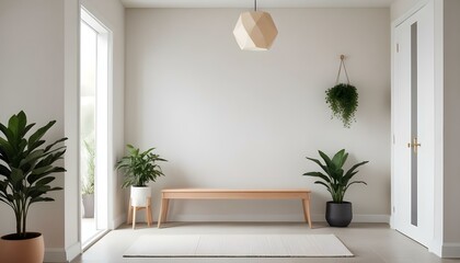 Fototapeta premium Photo interior modern design room 3d illustration