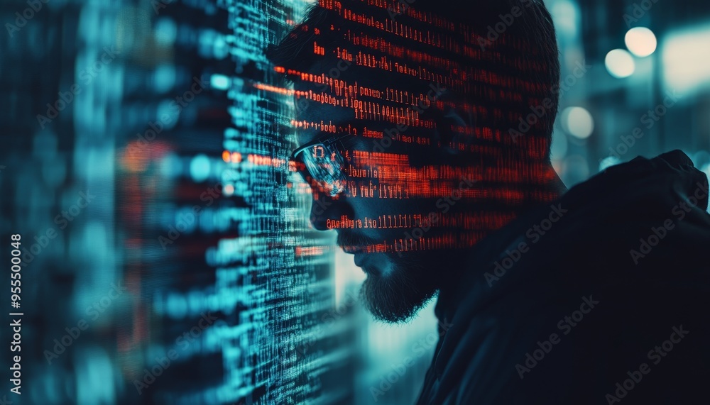 Poster exploring information technology the world of software development and cybersecurity challenges