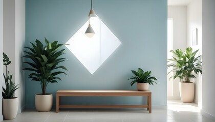 Photo interior modern design room 3d illustration