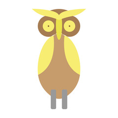 Owl Vector Flat Icon Design