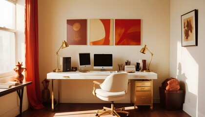 Photo interior modern design room 3d illustration