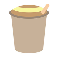 Hot Chocolate Vector Flat Icon Design