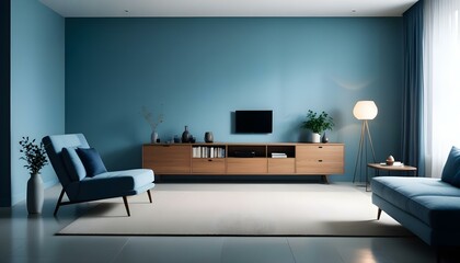 Photo interior modern design room 3d illustration