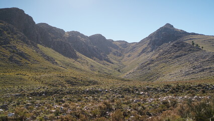 Mountain landscape in Sierra de la Ventana, Argentina