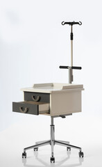 Functional Hospital and patient bed and medical supplies