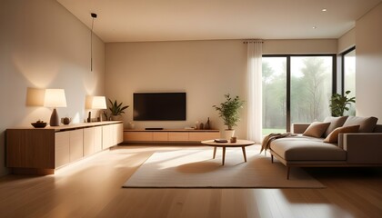 Obraz premium Photo interior modern design room 3d illustration