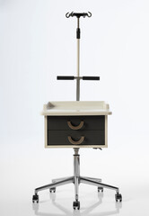 Functional Hospital and patient bed and medical supplies