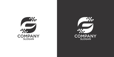 letter g abstract geometry logo vector design