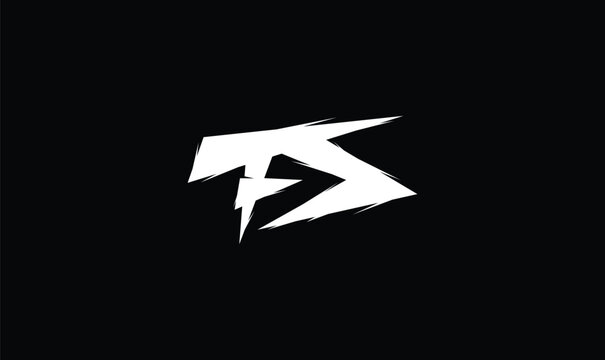 TFS or FTS logo design with a black background you can use your streetwear clothing brand. 