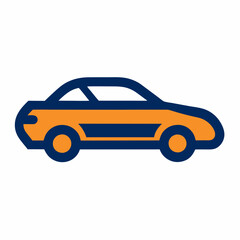 Car Paint Job Icon Vector Art on White Background