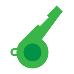 Whistle Vector Flat Icon Design