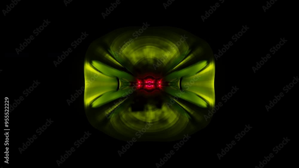 Poster flashing neon lights create a rhythmic, vibrant disco pattern in a seamless vj loop.