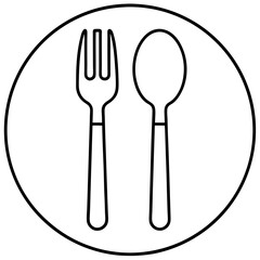 Cutlery Icon Vector Art