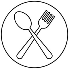 Cutlery Icon Vector Art