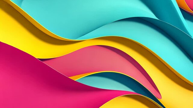 Minimalist Chromatic Wave Animation
