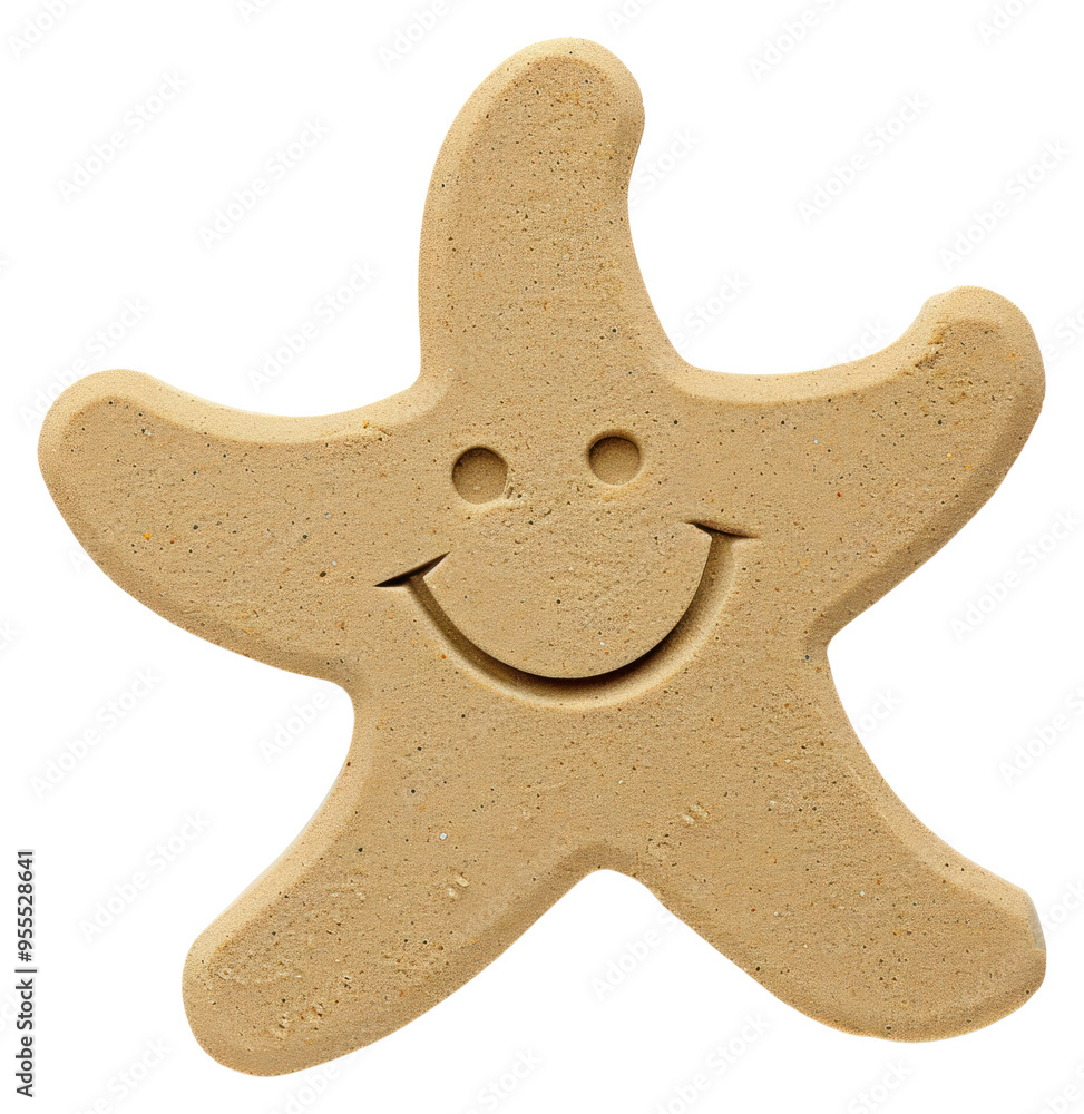 Wall mural PNG Gingerbread cookie anthropomorphic representation.