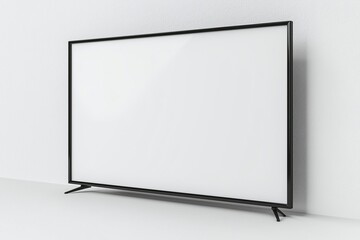 Obraz premium TV screen mockup on isolated background created with Generative AI