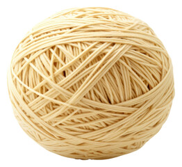 Obraz premium PNG White wool ball yarn.