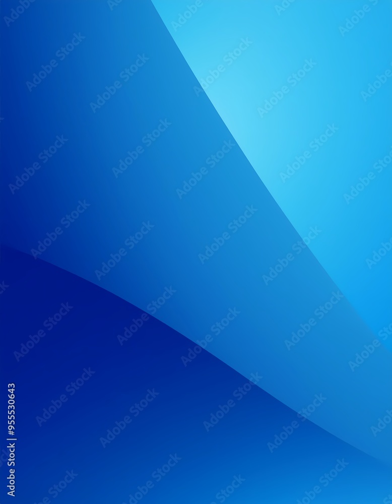Poster minimalist blue gradient background for design