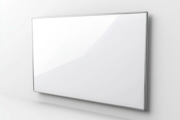 TV screen mockup on isolated background created with Generative AI