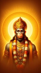 Obraz premium Lord Hanuman