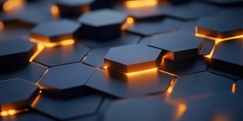 Obraz premium Electrifying Crystal Cube Light Design