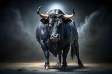Bull chiaroscuro
