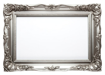 PNG  Modern design silver backgrounds frame white background.