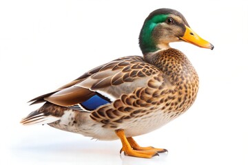 Obraz premium Duck isolated on a pure white background 