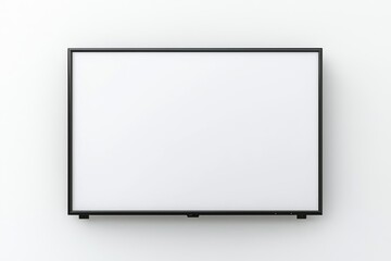 TV screen mockup on isolated background created with Generative AI