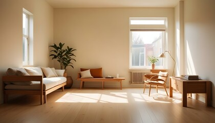 Fototapeta premium Photo interior modern design room 3d illustration