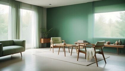 Fototapeta premium Photo interior modern design room 3d illustration