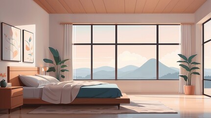 Peaceful Morning in Bed