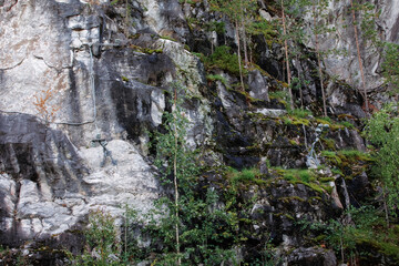 Mountain Park Ruskeala Marble Quarry, Karelia, marble, nature.