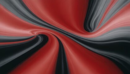 Abstract swirl of red and black colors.