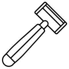 Shaving Icon - Vector Art Illustration