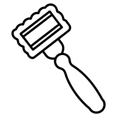 Shaving Icon - Vector Art Illustration