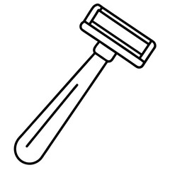 Shaving Icon - Vector Art Illustration