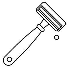 Shaving Icon - Vector Art Illustration