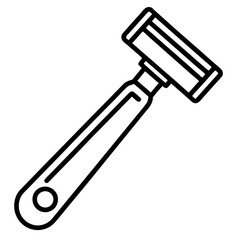 Shaving Icon - Vector Art Illustration