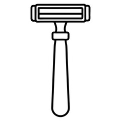 Shaving Icon - Vector Art Illustration