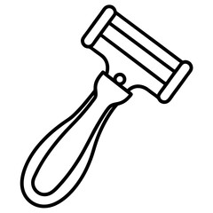Shaving Icon - Vector Art Illustration