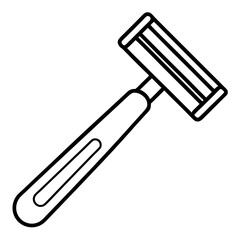 Shaving Icon - Vector Art Illustration