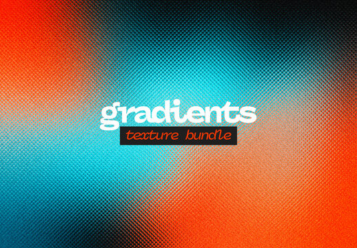 Abstract Vibrant Gradient Texture Bundle for Backgrounds