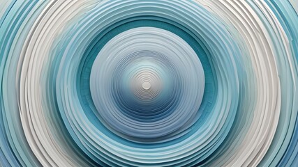 Fototapeta premium Expanding Concentric Circles with Soft Gradient Transitions Creating a Balanced and Calm Abstract background Image