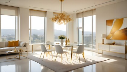 Fototapeta premium Photo interior modern design room 3d illustration