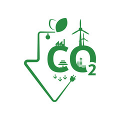 carbon neutral text information sign	