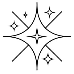 Sparkling Art Vector Icon