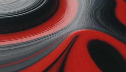 Abstract red and black swirl background with blurred lines.