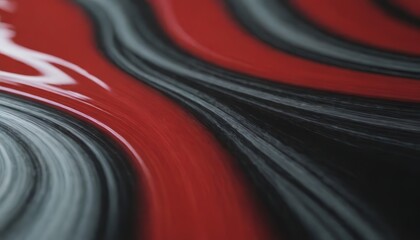 Abstract red and black wavy background.